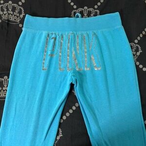 PINK Victoria's Secret Turquoise Leggings